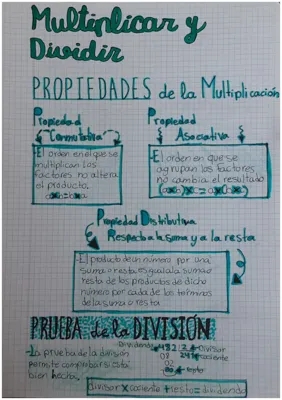 la multiplicación y división 