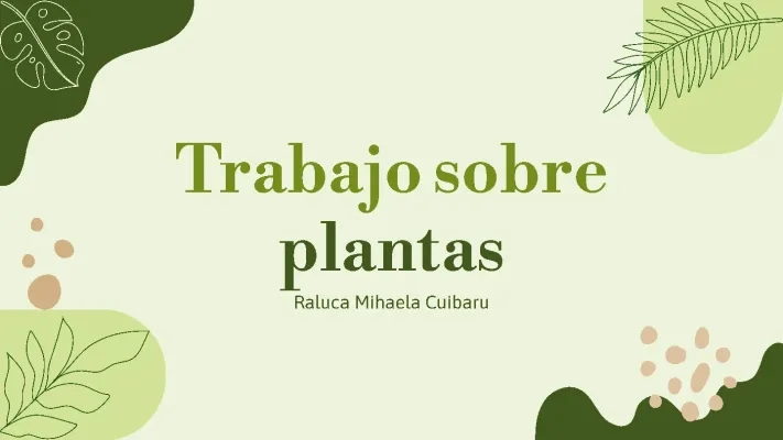 Plantas - 1 Bach