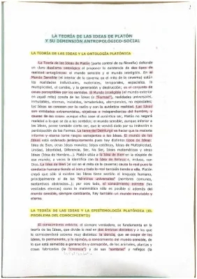 Platón y Aristóteles (apuntes profesora)