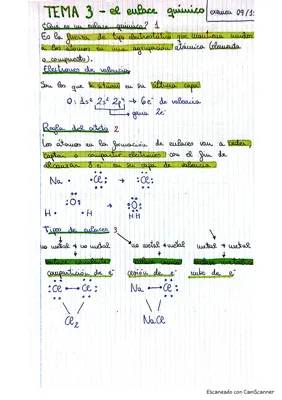 Tipos de Enlaces Químicos y Sus Características para 3º ESO