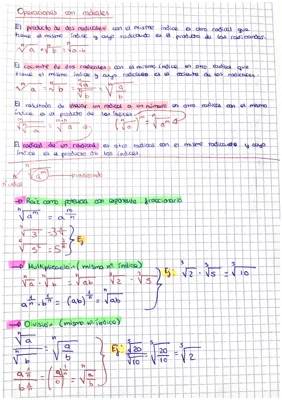 Aprende Operaciones con Radicales y Fracciones Algebraicas