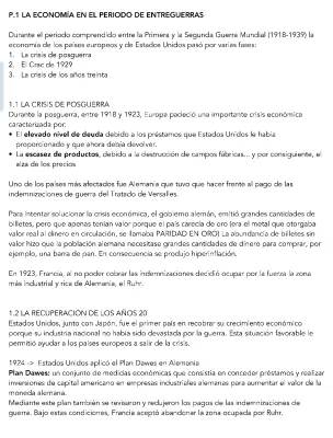 El Tratado de Versalles y La Economía Después de la Guerra