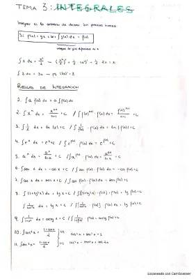 Guía de Integrales 2º Bachillerato: Ejercicios Resueltos y PDFs