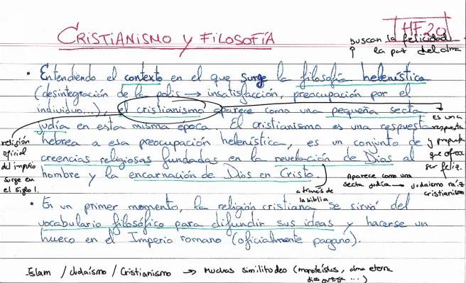 Cristianismo y su Impacto en la Filosofía Helenística y Medieval