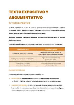 Ejemplos y Características de Textos Expositivo-Argumentativos para 4º ESO y 1 Bachillerato