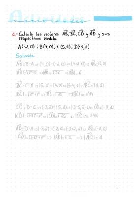 Aprende a Calcular Vectores y sus Módulos: Ejemplos de Producto Escalar y Operaciones Paso a Paso