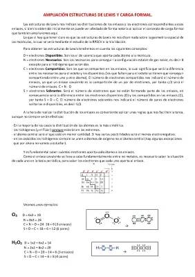 EJERCICIOS RESUELTOS ESTRUCTURA DE LEWIS Y CARGA FORMAL