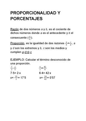 Ejercicios Divertidos de Proporcionalidad y Porcentajes para 2 ESO y Primaria