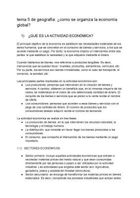 economía global 