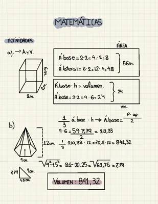 Aprende a Calcular el Volumen de Prismas y Pirámides