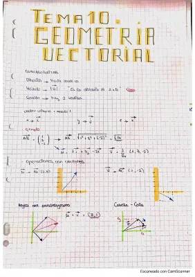 Guía Fácil: Cómo Calcular Vectores y Hacer Producto Escalar - Ejercicios y Fórmulas para 4 ESO y 1 Bachillerato