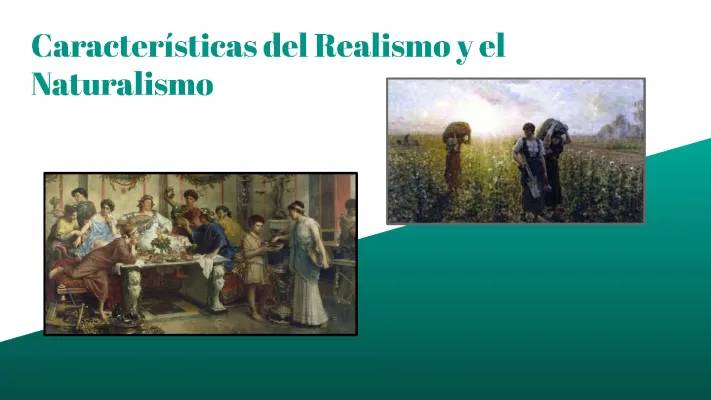 Descubre las Características del Realismo y el Naturalismo en el Arte y la Literatura del Siglo XIX