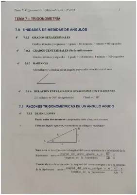 Aprende Razones Trigonométricas de Ángulos Agudos Fácil: 30, 45, 60 Grados