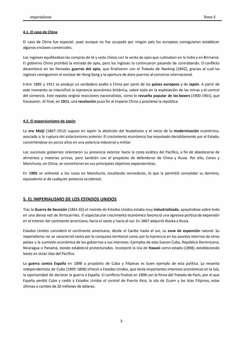 Imperialismo
■
TEMA 5. EL IMPERIALISMO. EUROPA ANTES DE LA I GUERRA MUNDIAL.
1. CONCEPTO DE IMPERIALISMO.
El término imperialismo hace refer