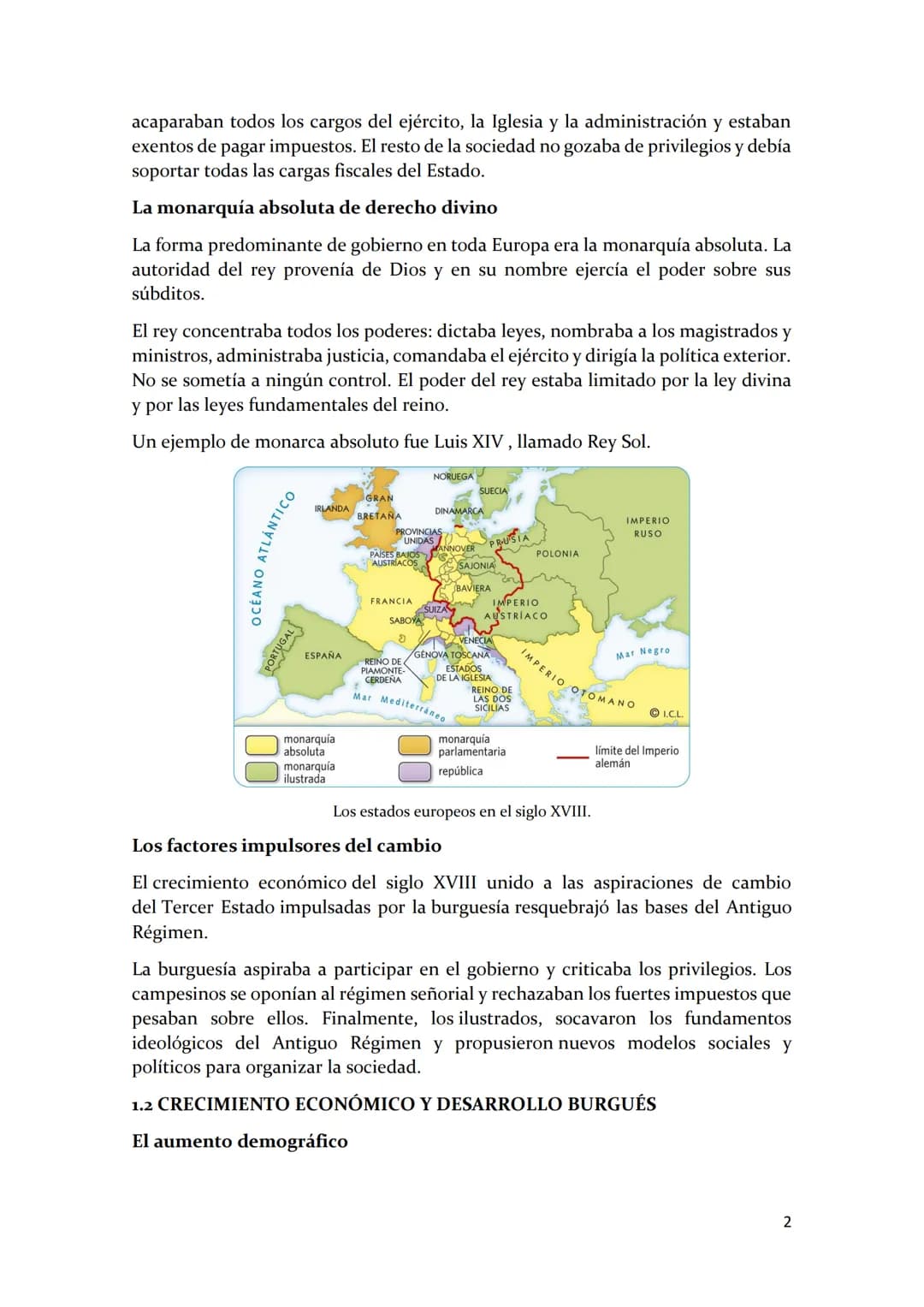 TEMA 1. DE SIERVOS A CIUDADANOS. CRISIS Y REVOLUCIÓN
1¿POR QUÉ EL ANTIGUO RÉGIMEN ENTRÓ EN CRISIS EN EL SIGLO XVIII?
El Antiguo Régimen era 
