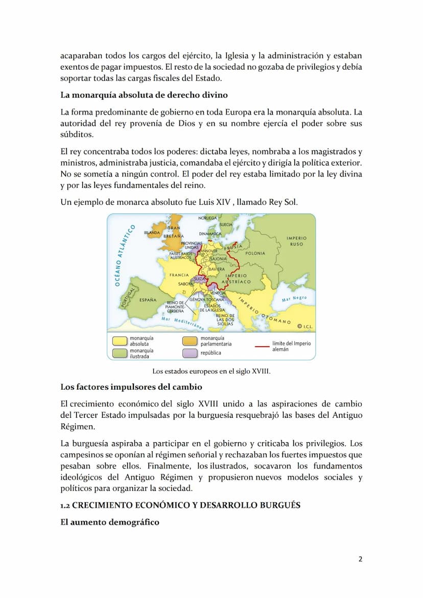 TEMA 1. DE SIERVOS A CIUDADANOS. CRISIS Y REVOLUCIÓN
1¿POR QUÉ EL ANTIGUO RÉGIMEN ENTRÓ EN CRISIS EN EL SIGLO XVIII?
El Antiguo Régimen era 