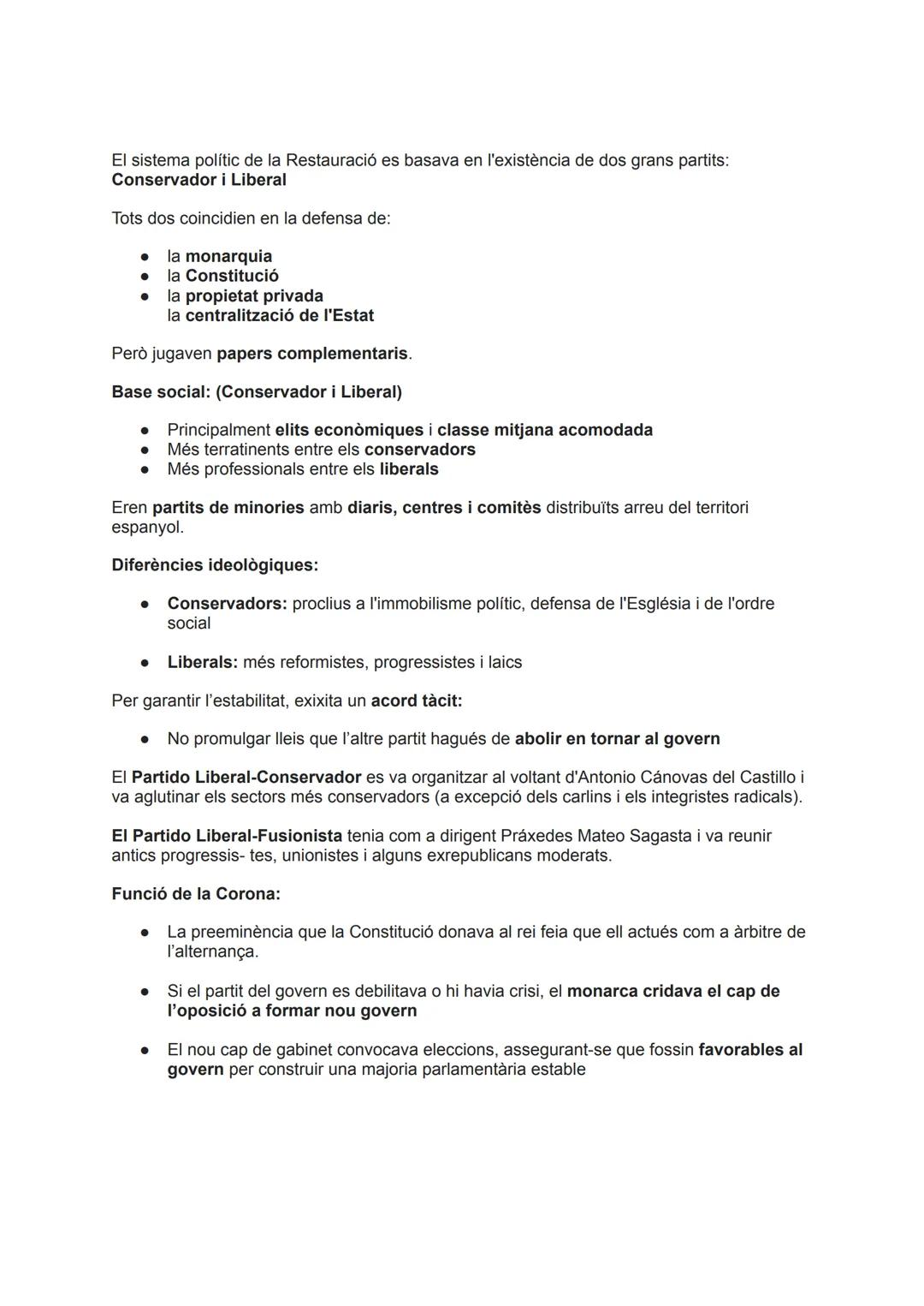 # La dinastia restaurada: alternança de poder i
caciquisme (1875-1902)

1. El retorn de la dinastia

Els anys finals del Sexenni, i en parti