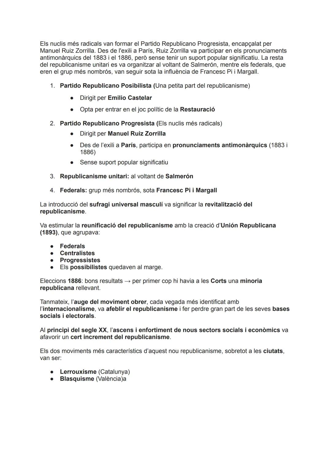 # La dinastia restaurada: alternança de poder i
caciquisme (1875-1902)

1. El retorn de la dinastia

Els anys finals del Sexenni, i en parti