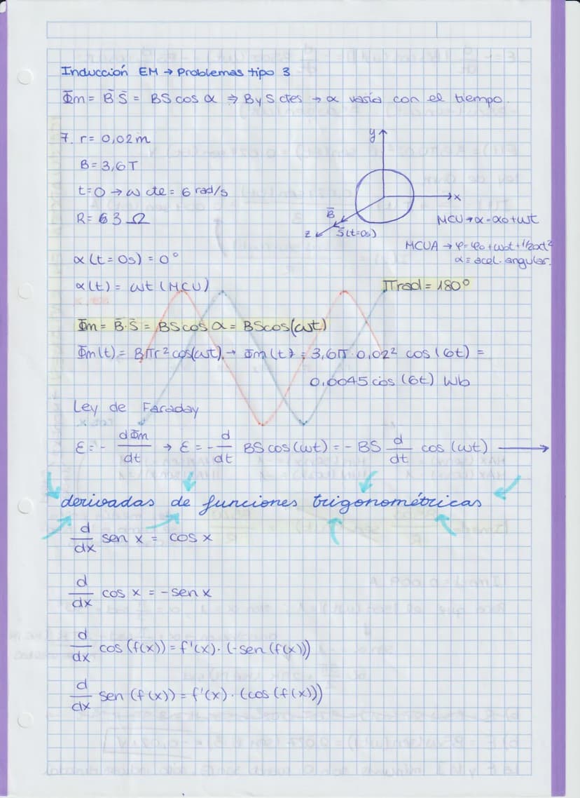 T3 comente electrica crea B (ley de Ampère)
TA» Inducción La variación de 3 crea comente eléctrica inducida
TEMA 4. INDUCCIÓN ELECTROMAGNÉTI