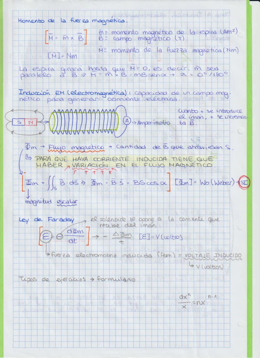 T3 comente electrica crea B (ley de Ampère)
TA» Inducción La variación de 3 crea comente eléctrica inducida
TEMA 4. INDUCCIÓN ELECTROMAGNÉTI