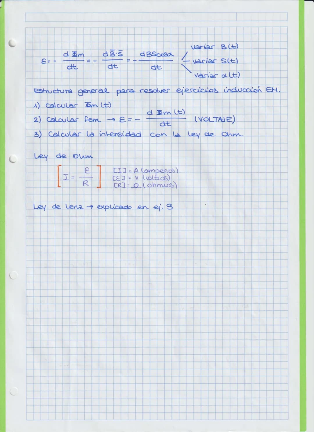T3 comente electrica crea B (ley de Ampère)
TA» Inducción La variación de 3 crea comente eléctrica inducida
TEMA 4. INDUCCIÓN ELECTROMAGNÉTI