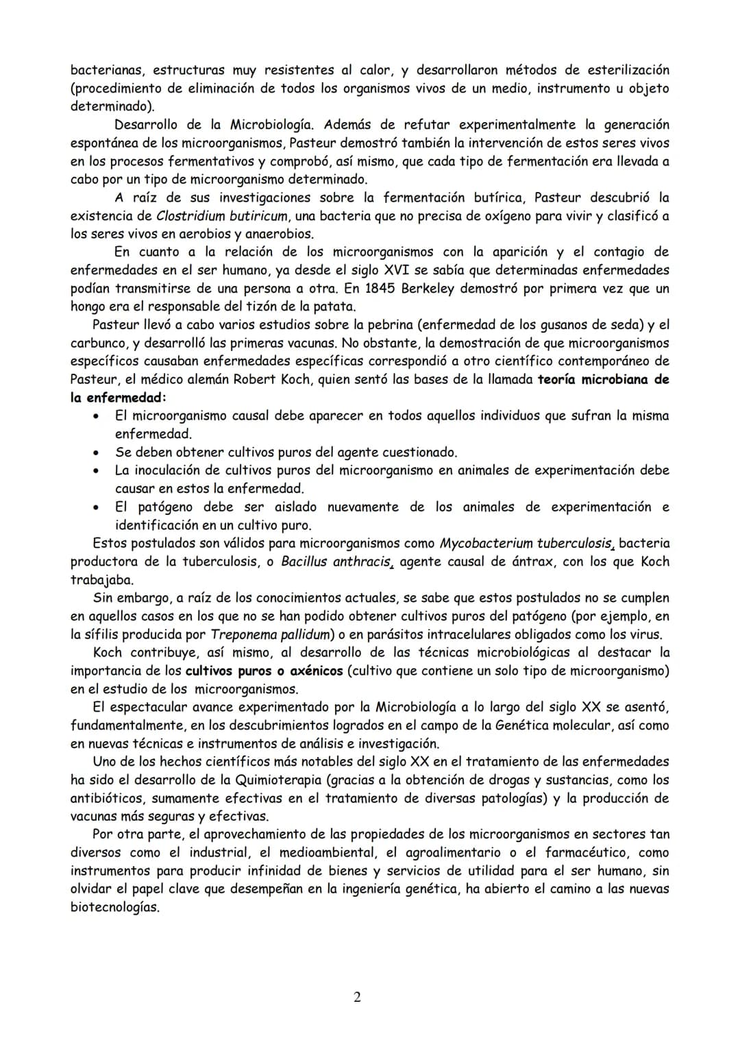 TEMA 3: MICROBIOLOGÍA Y BIOTECNOLOGÍA
EVOLUCIÓN HISTÓRICA DE LA MICROBIOLOGÍA
2. MICROORGANISMO, CONCEPTO Y HETEROGENEIDAD.
MICROORGANISMOS 
