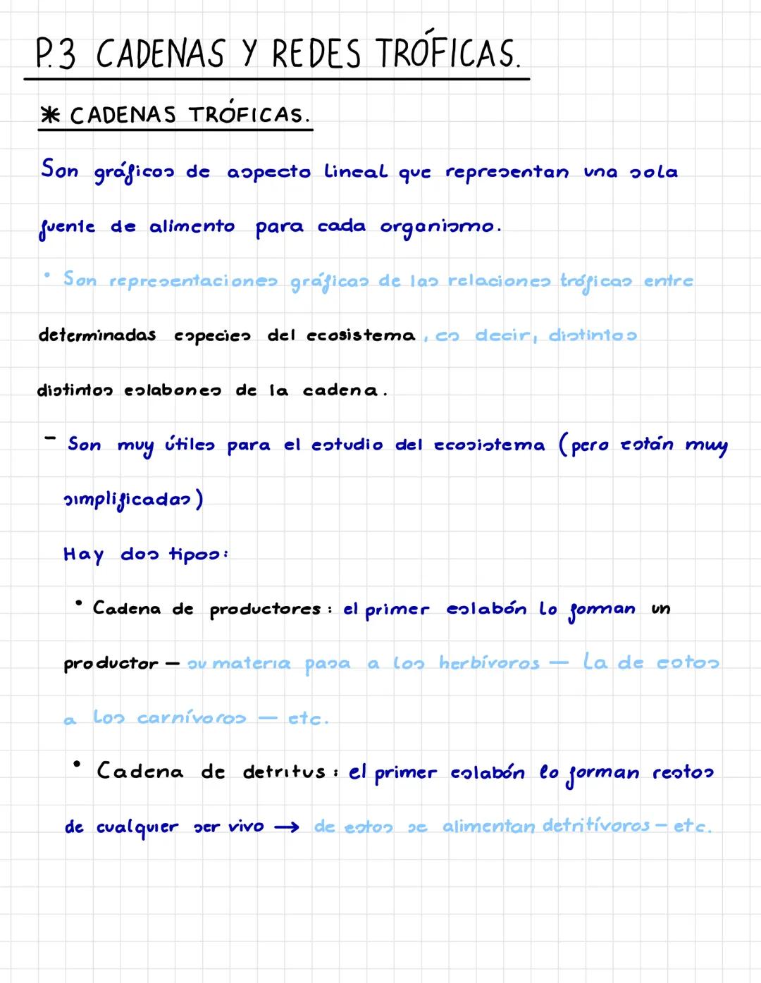 CADENAS Y REDES TROFICAS