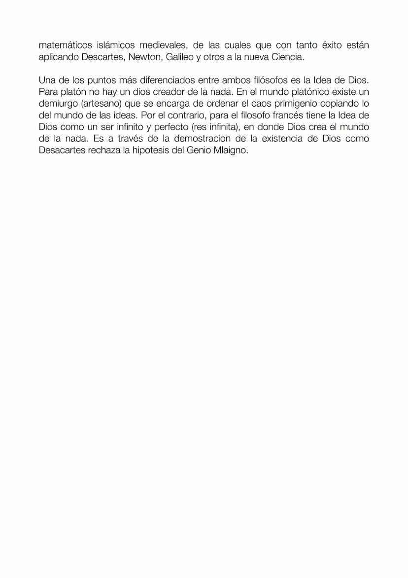 
<p>En esta comparación, analizaremos a dos filósofos muy importantes: Platón, de la Edad Antigua, y Descartes, de la Edad Moderna.</p>
<h2 