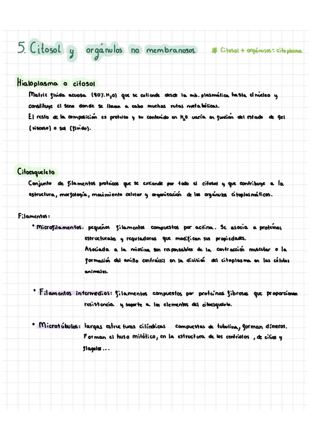 Tema 5: Célula Procariota Y Eucariota
1. Teoría celular
La citología es la rama de la biología que estudia la estructura y la función
de la 