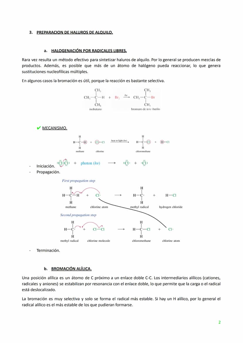 TEMA 3. HALUROS DE ALQUILO: SUSTITUCIÓN NUCLEOFÍLICA Y ELIMINACIÓN. (T.6 WADE PG.255)
1. INTRODUCCIÓN.
Un haluro de alquilo tiene un átomo d