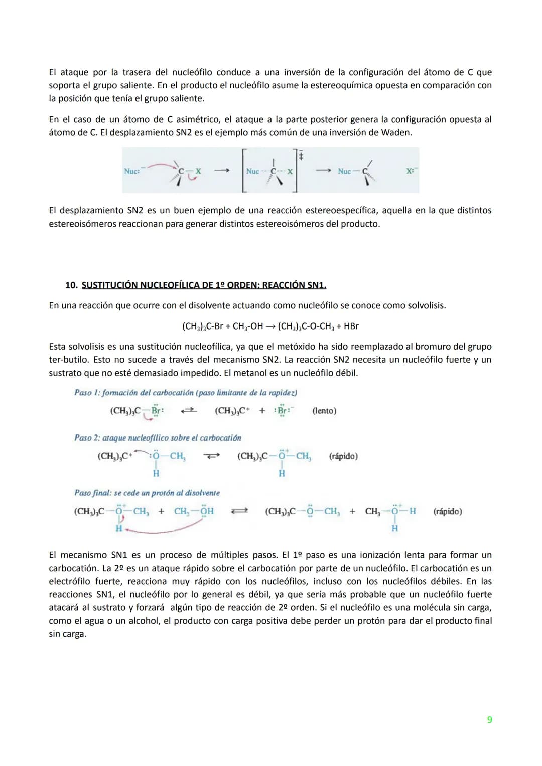 TEMA 3. HALUROS DE ALQUILO: SUSTITUCIÓN NUCLEOFÍLICA Y ELIMINACIÓN. (T.6 WADE PG.255)
1. INTRODUCCIÓN.
Un haluro de alquilo tiene un átomo d