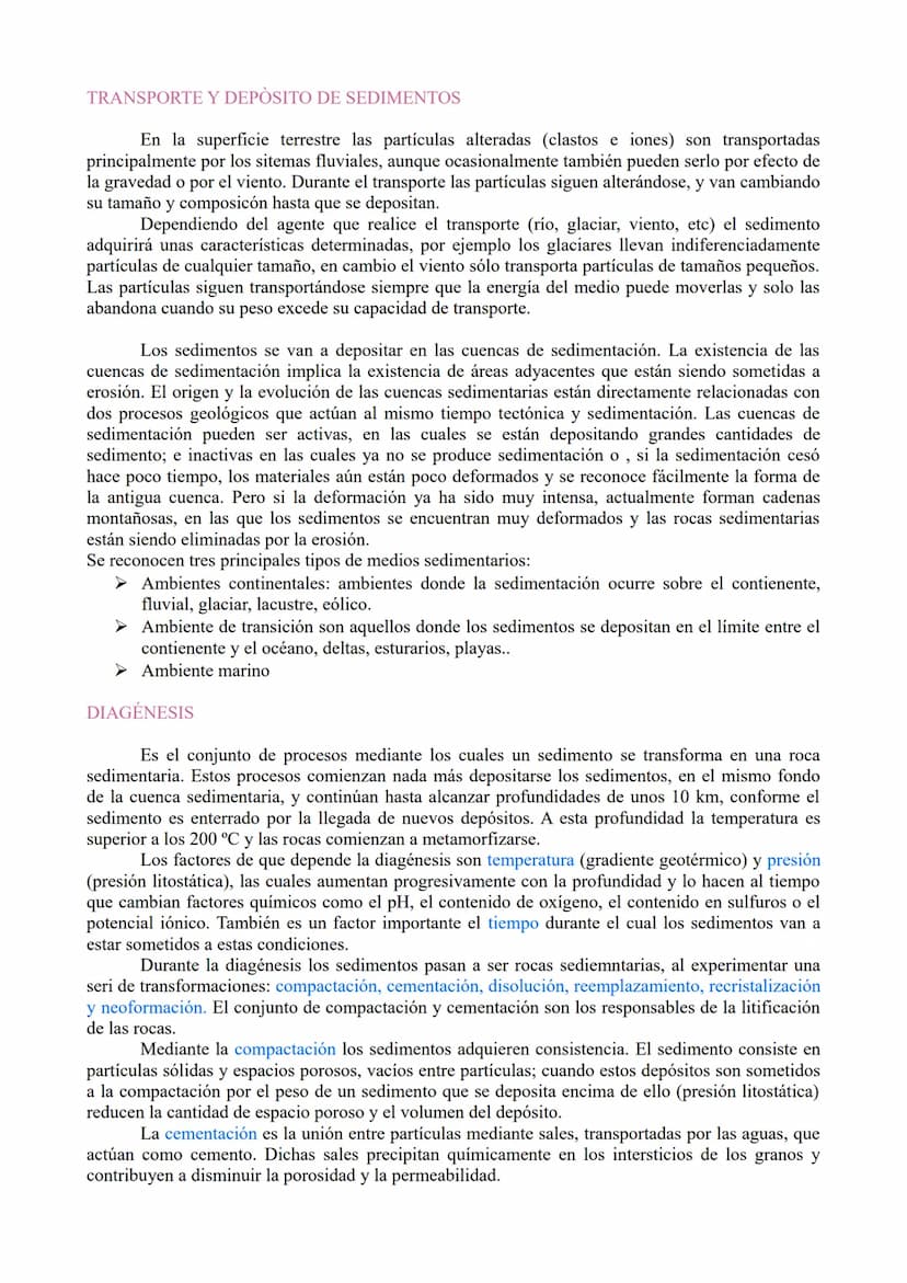 TEMA 3: Las rocas. Rocas sedimentaias.
1.- Ciclo de las rocas
2.- Sedimentación y rocas sedimentarias.
3.- Estrstificación y estructuras sed