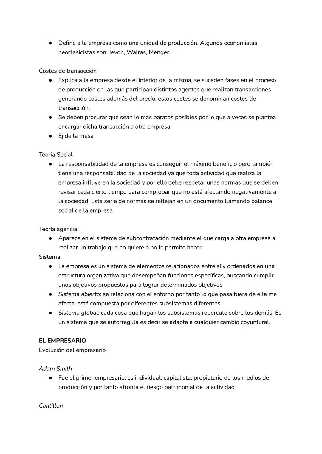 # TEMA 1

EMPRESA Y EMPRESARIOS

Las personas tienen necesidades que se deben satisfacer con bienes o servicios;
Un bien es un objeto tangib