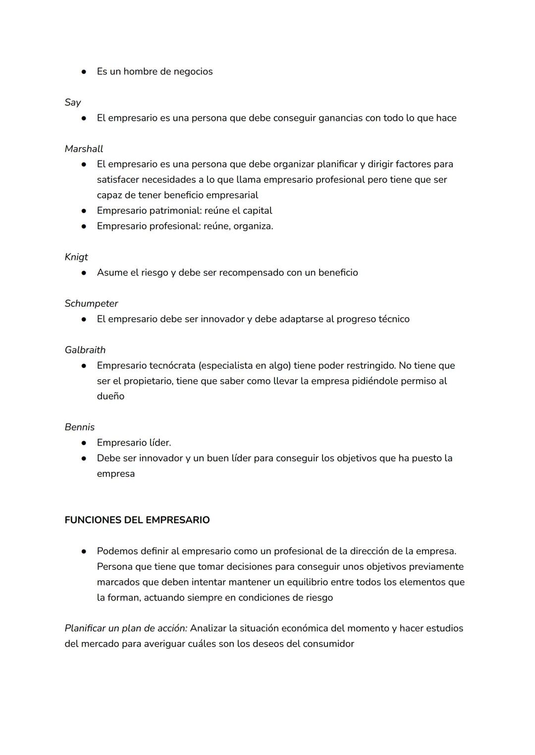 # TEMA 1

EMPRESA Y EMPRESARIOS

Las personas tienen necesidades que se deben satisfacer con bienes o servicios;
Un bien es un objeto tangib