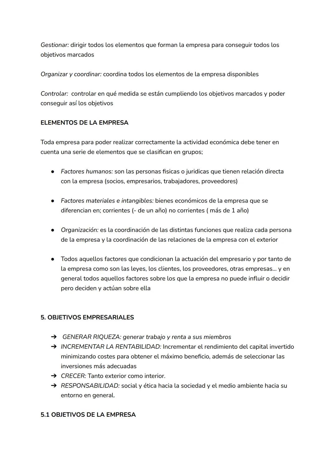 # TEMA 1

EMPRESA Y EMPRESARIOS

Las personas tienen necesidades que se deben satisfacer con bienes o servicios;
Un bien es un objeto tangib