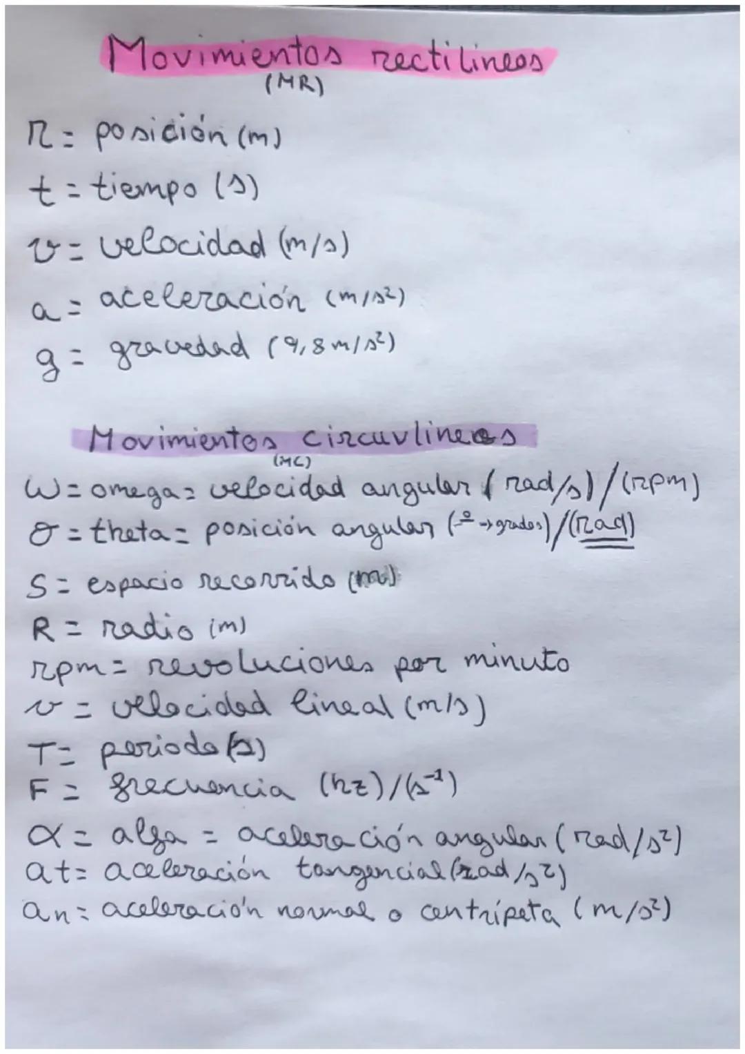 MRU
- trayectoria = rectilinea
- v = cte.
a=0m/s
rs=ro + vlts-to)
•R=m.
r(m)
-t=s
G(m/3)
K E
U=3·10³ m/a
o=cte.
07m/s
0(m/32)
MRUA
trayector