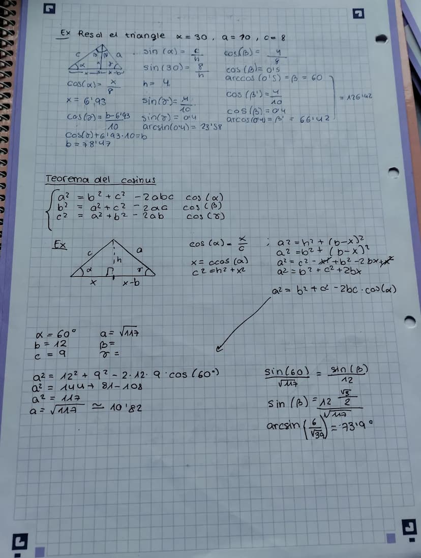 TRIGONOMETRIA
Propietat
l'equació d'una
circunderência de
centre (a, b) i radi
ds:
(x-a)² + (y-b) ² = r²
Aquesta té centre (0, 0) i radi 1. 