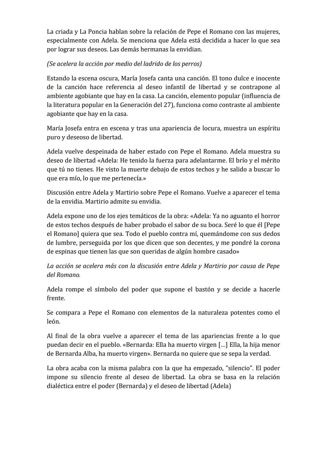 
<p>La casa de Bernarda Alba es una obra teatral que presenta una serie de personajes que simbolizan diferentes aspectos de la sociedad y la