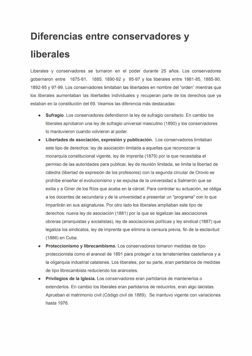 La Restauración: de Alfonso XII a la crisis del 98.
Etapas de la Restauración
Tiene tres etapas, cada una separada por crisis:
1- Reinado de