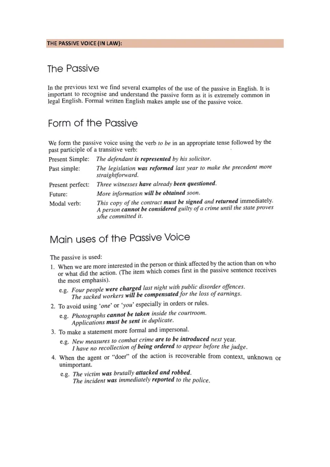 Passive voice