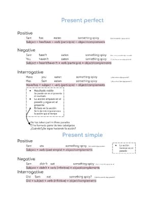 Know Present perfect y Past simple thumbnail