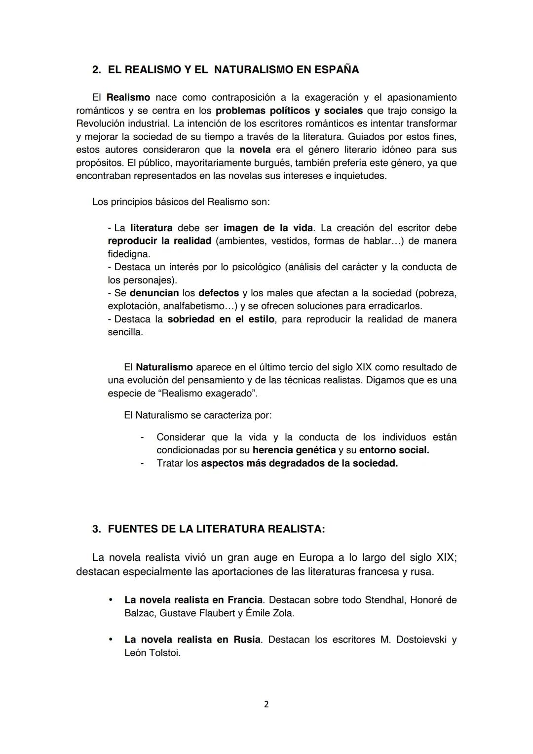EL REALISMO Y EL NATURALISMO
Durante el siglo XIX se desarrollan en Europa dos movimientos literarios que
surgen como oposición al idealismo