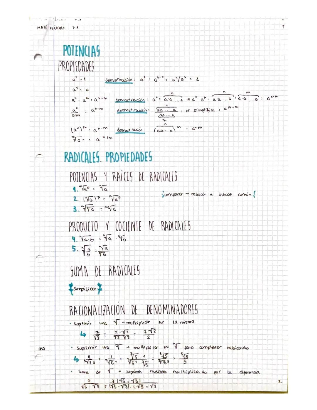 MATEMATICAS TEMAA
CMS
●
- NUMEROS REAIES
NÚMEROS
IN → naturales
nunco
Del:
enterus negativos
√2
en Z hay números que están
en NJ
pero tienen