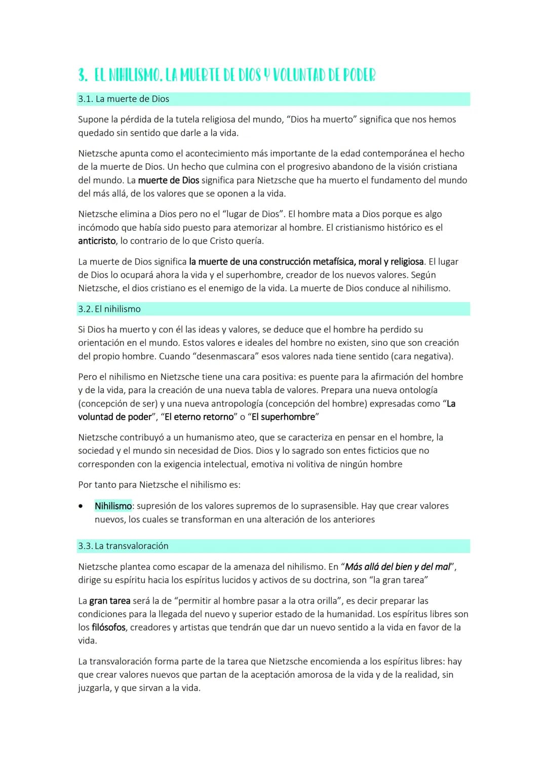TEMA 10:
LA FILOSOFÍA DE NIETZSCHE
1. APOLO Y DIONISIO. EL PROBLEMA DE SÓCRATES
Su obra central "El nacimiento de la tragedia" es un estudio