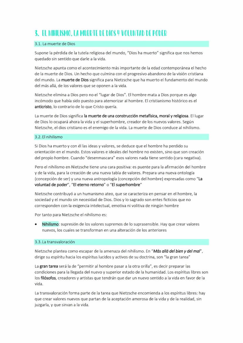 TEMA 10:
LA FILOSOFÍA DE NIETZSCHE
1. APOLO Y DIONISIO. EL PROBLEMA DE SÓCRATES
Su obra central "El nacimiento de la tragedia" es un estudio