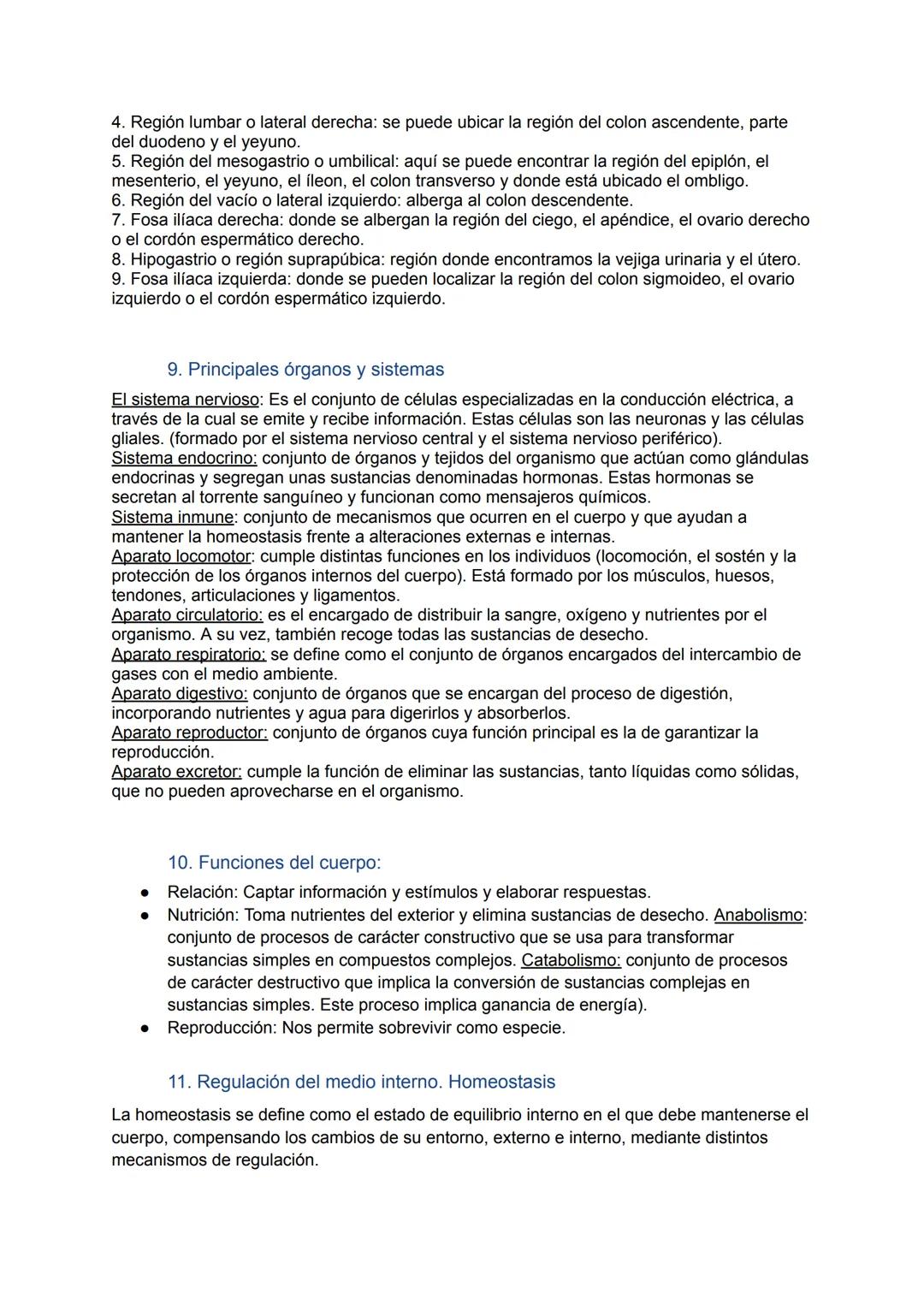 Tema 1: Introducción a la anatomía humana
1. Introducción:
El cuerpo humano está formado por una combinación de sistemas y aparatos que trab