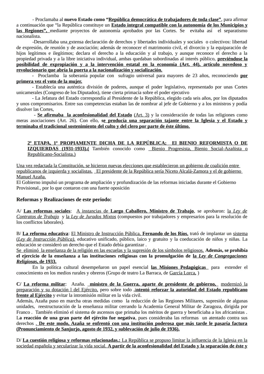 TEMA 8:
urgentes:
LA SEGUNDA REPÚBLICA
1. PROCLAMACIÓN DE LA SEGUNDA REPÚBLICA,
El último gobierno de la monarquía de Alfonso XIII, presidid