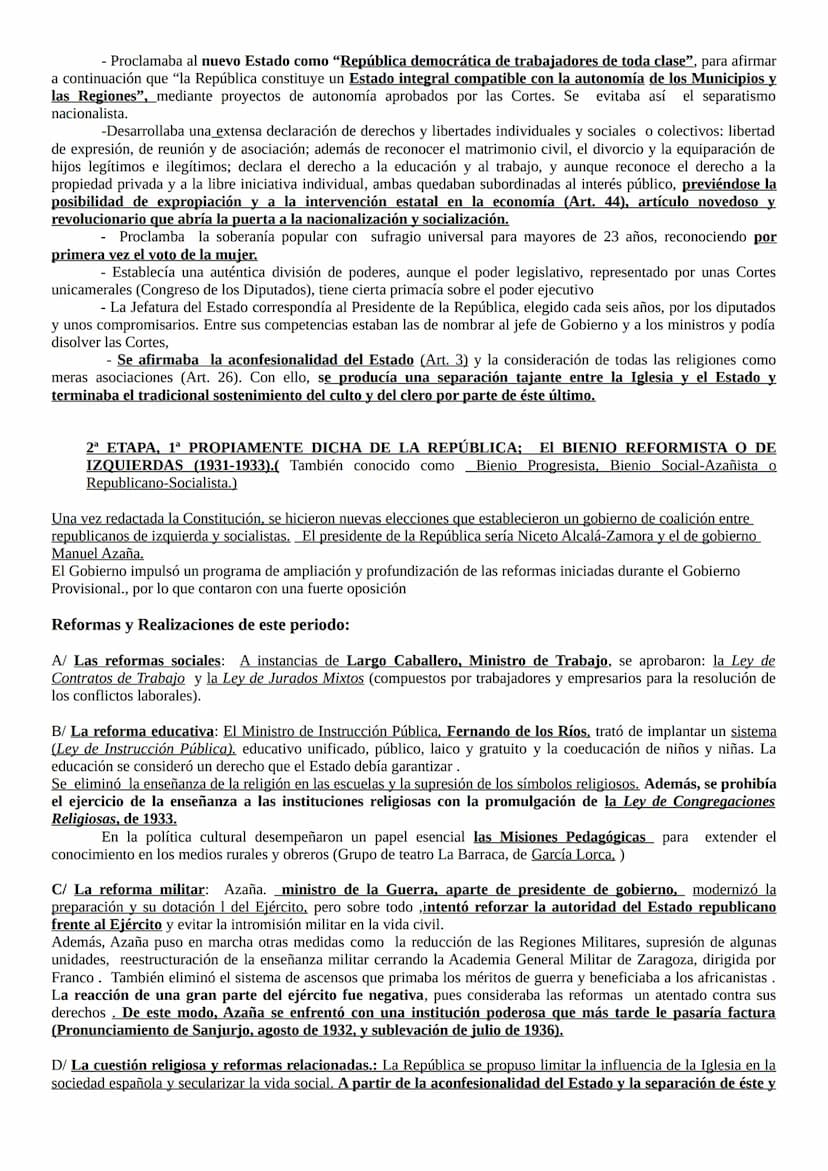 TEMA 8:
urgentes:
LA SEGUNDA REPÚBLICA
1. PROCLAMACIÓN DE LA SEGUNDA REPÚBLICA,
El último gobierno de la monarquía de Alfonso XIII, presidid