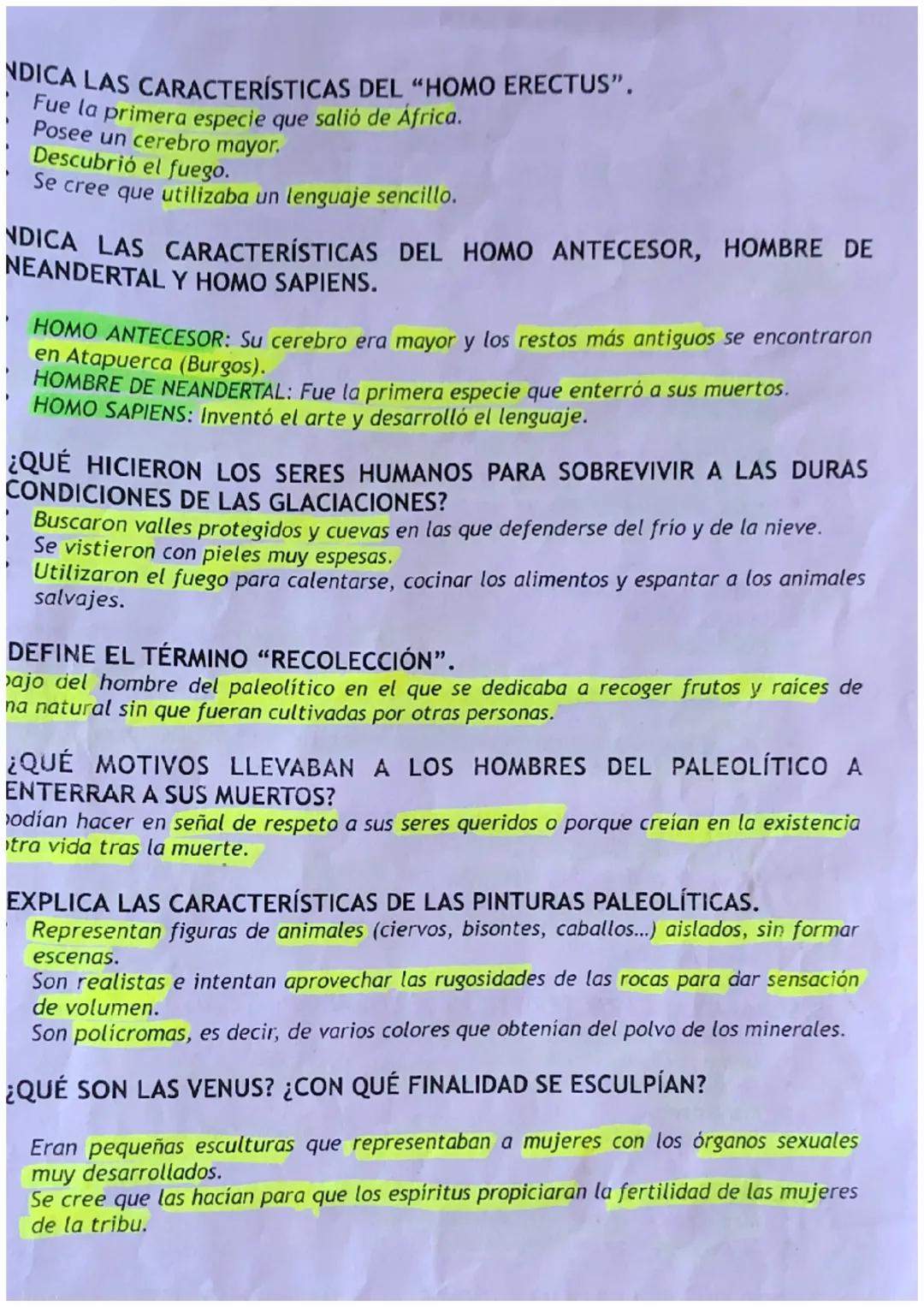 CUESTIONES DEL LIBRO DE TEAT

¿CON QUÉ HECHOS COMIENZA Y FINALIZA LA PREHISTORIA?
omienza con la aparición de nuestros primeros antepasados 