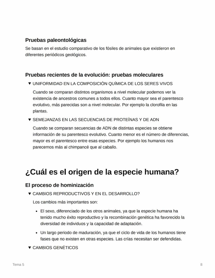 Tema 5
Tema 5
¿Cuáles son las teorías sobre el origen de la
vida?
Teoría de la generación espontánea
Uno de los primeros intentos de dar una